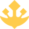 Trident Emblem emoji on Twitter